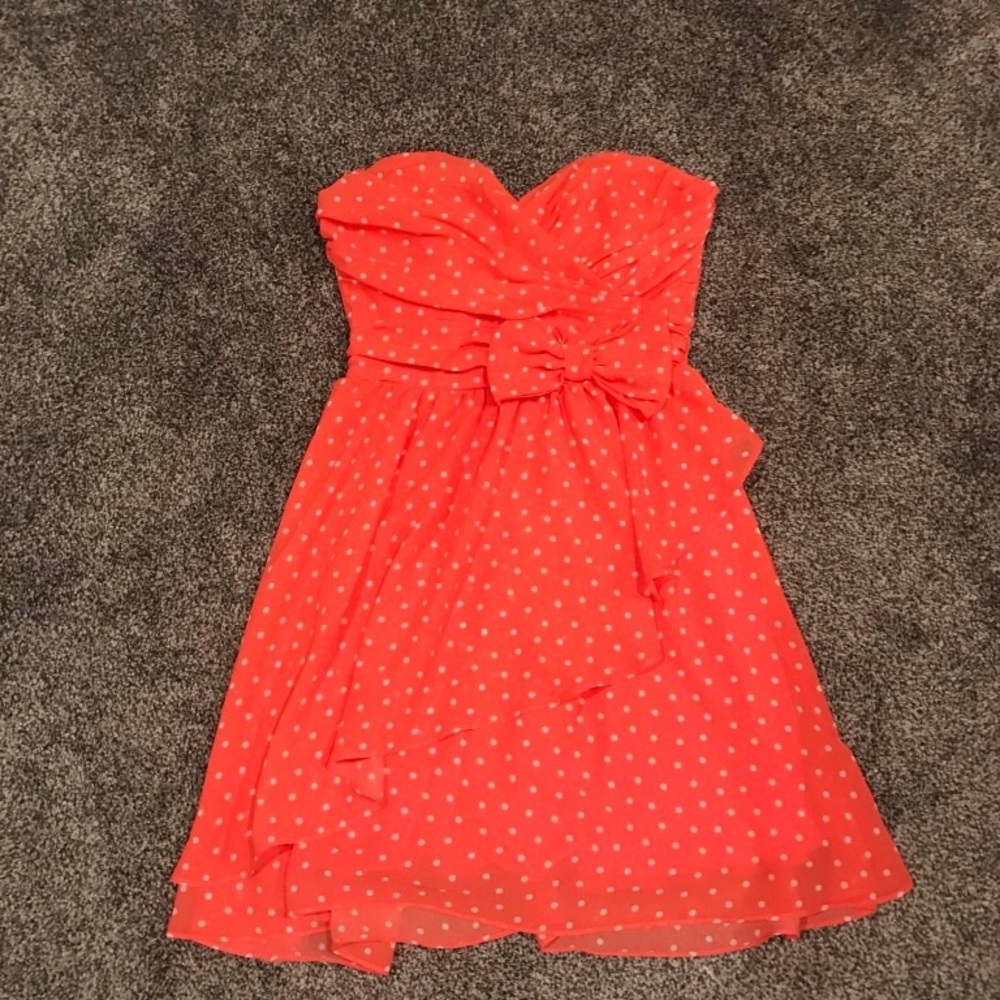 Polka dot tube dress